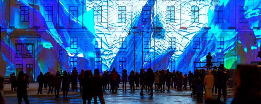 Световое шоу в Санкт-Петербурге на Дворцовой площади пройдет 10 декабря