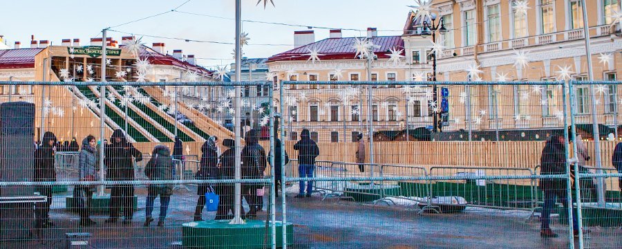 Рождественская ярмарка и Горка на Дворцовой площади 2023/2024 в Санкт-Петербурге: режим работы