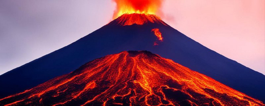 На Камчатке пепел со склона вулкана Шивелуч поднялся на высоту 2500 метров