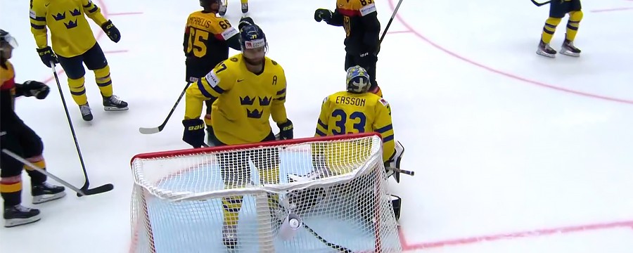 ЧМ по хоккею 2024: Германия проиграла Швеции с разгромным счетом 1-6